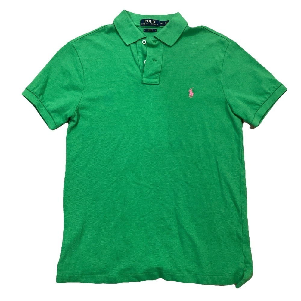 Polo Ralph Lauren‎ Slim Fit Shirt M Neon Green